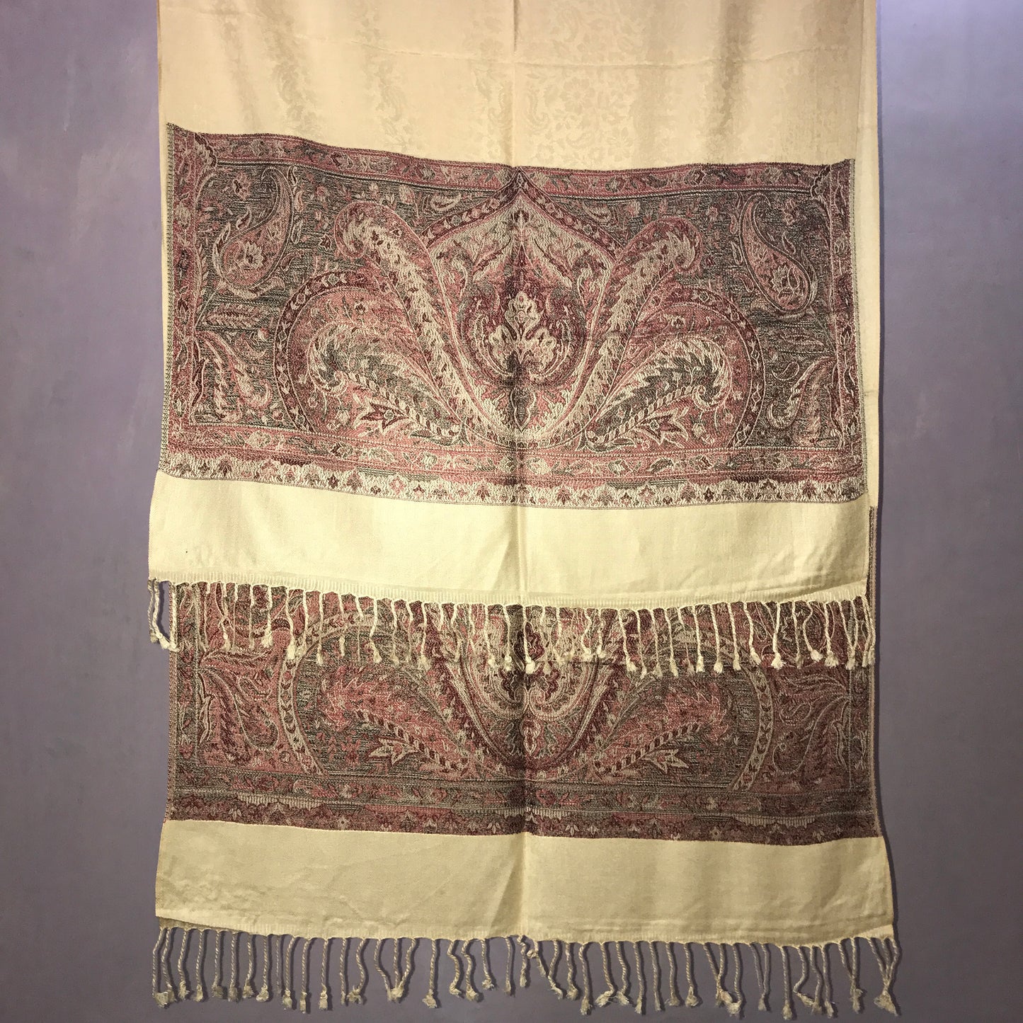 Double Sided Pashmina Patterned Border