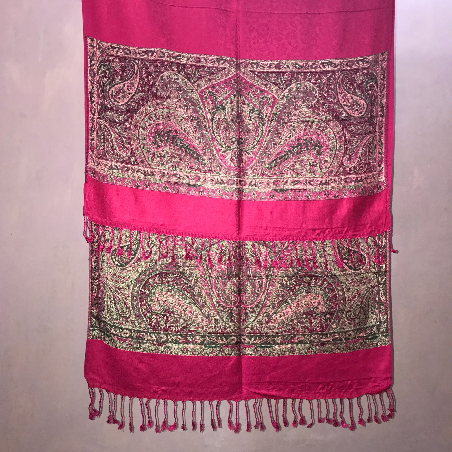 Double Sided Pashmina Patterned Border