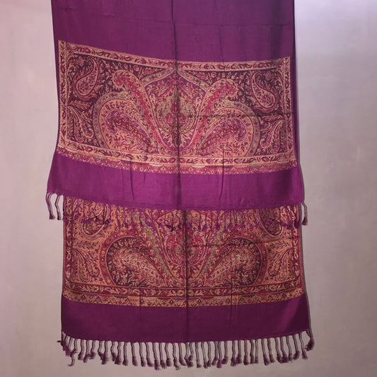 Double Sided Pashmina Patterned Border