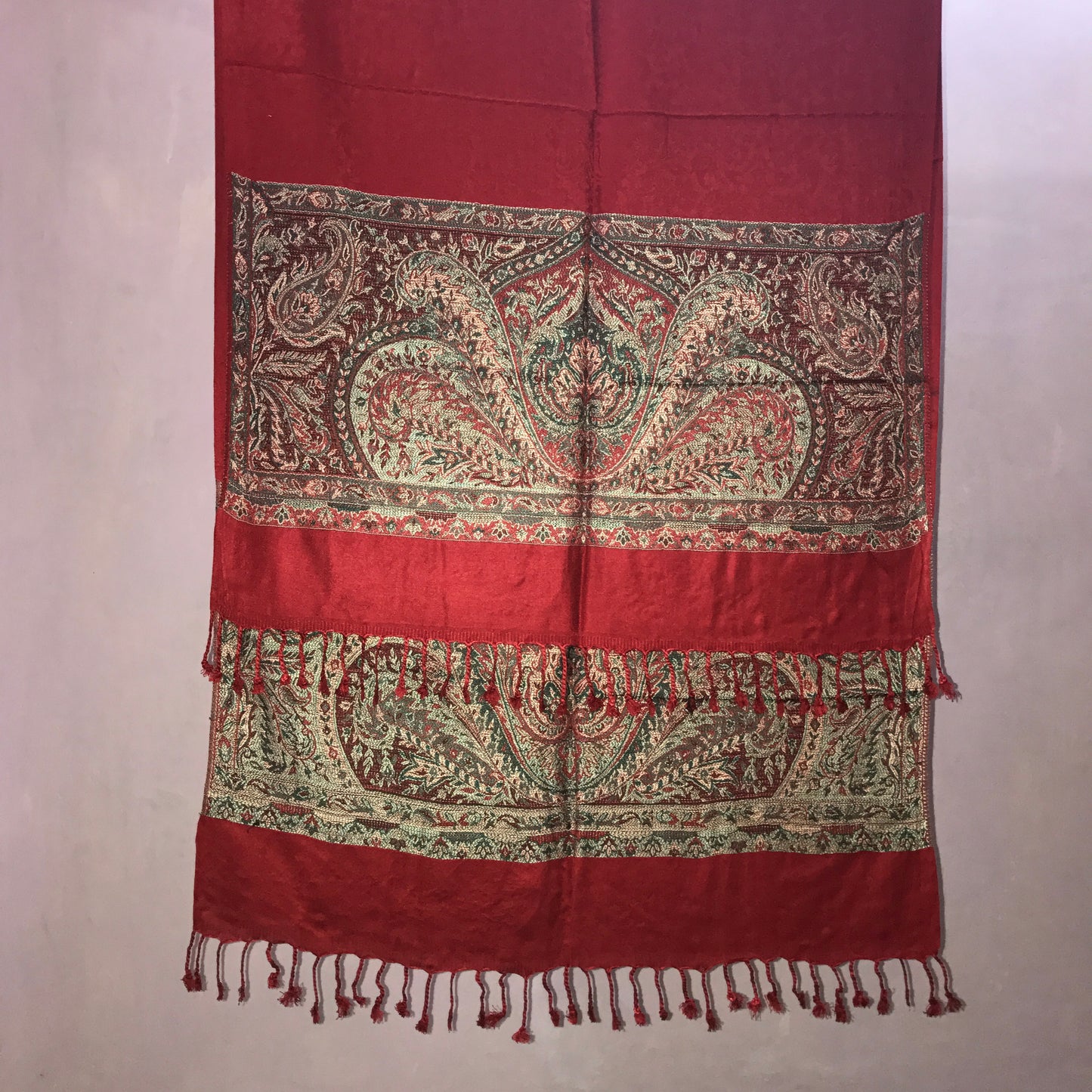 Double Sided Pashmina Patterned Border