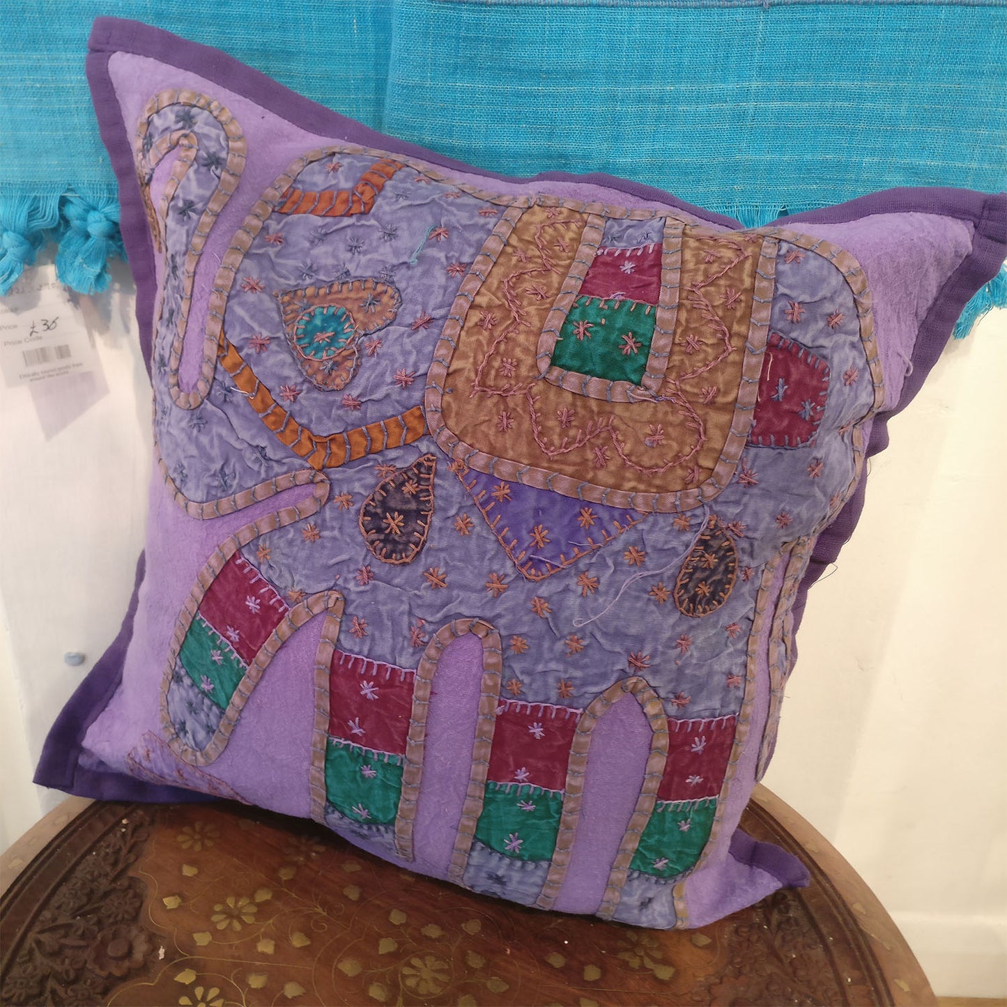 Ganesha Handicrafts Indian Elephant Cotton Cushion Covers, Cushion Covers, Elephant Cushion, Indian Cushion, Indian Elephant Cushion Covers, Cotton Cushion, Cotton Cushion Covers, Multicolour Cushion