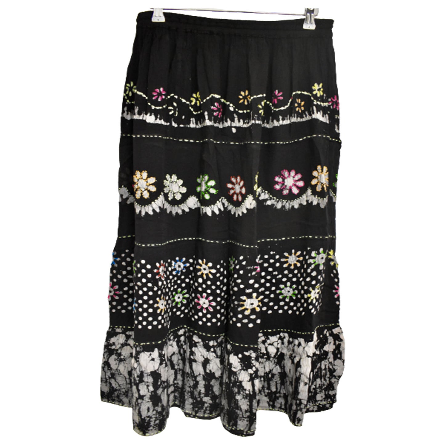 Ganesha Handicrats, Long Summer Skirt, Womens-Long Summer Skirt!, Women's fashion Long Skirt, Long Skirt, Summer Skirt, Trending  Women's Skirt, Black Colour  Long Summer Skirt.