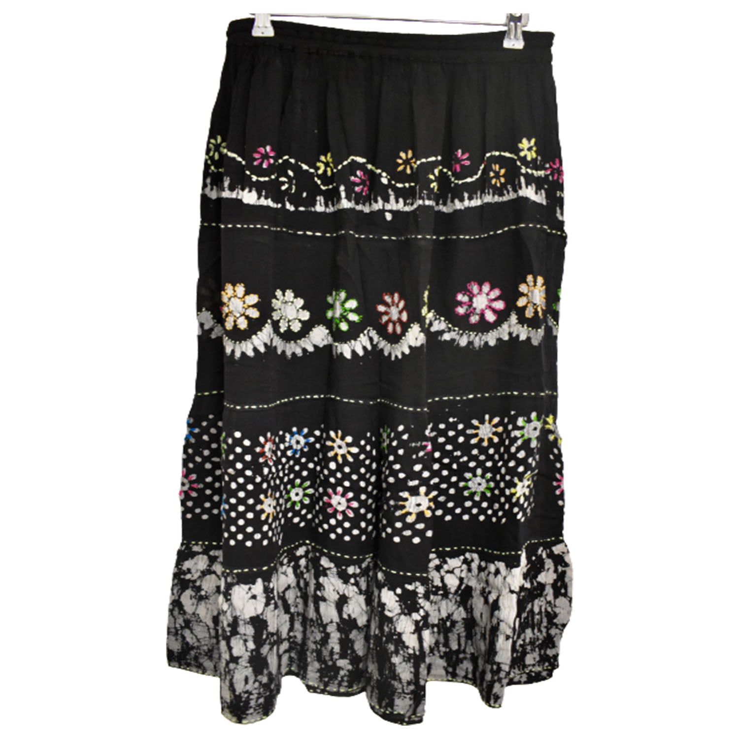 Ganesha Handicrats, Long Summer Skirt, Womens-Long Summer Skirt!, Women's fashion Long Skirt, Long Skirt, Summer Skirt, Trending  Women's Skirt, Black Colour  Long Summer Skirt.