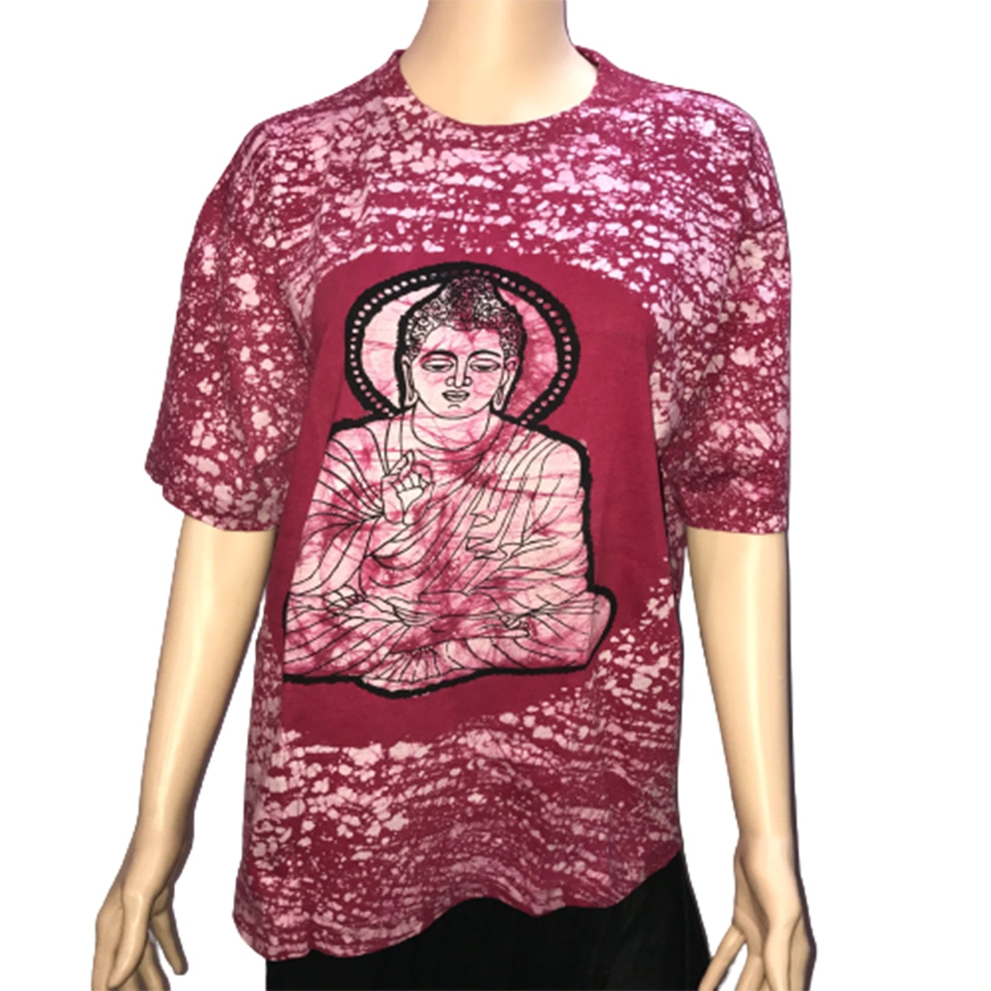 Ganesha Handicrafts Lord Buddha Logo Round Neck T-Shirt, T Shirt, Round Neck T Shirt, Buddha T Shirt, Buddha Logo Round Neck T-Shirt, Logo T Shirt