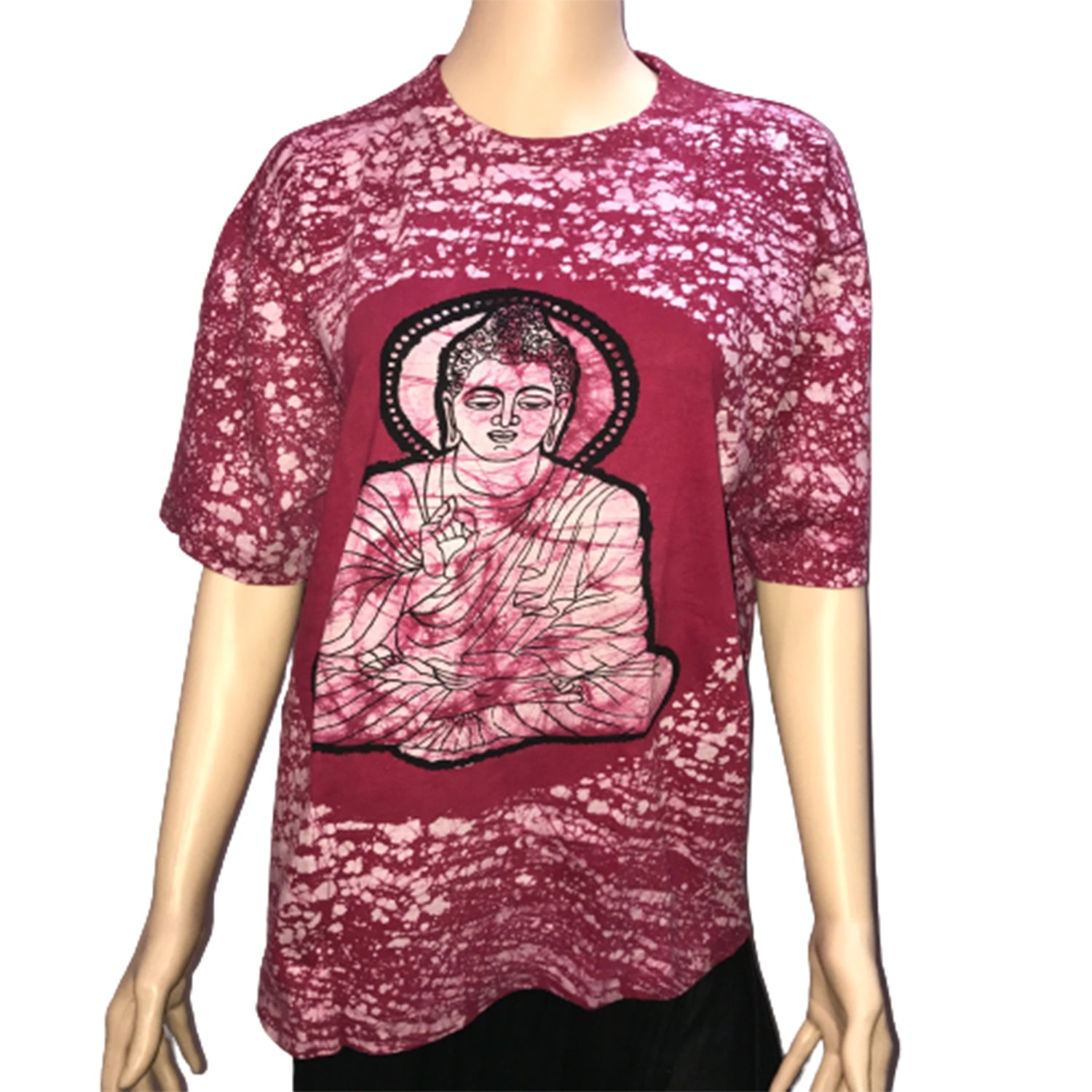Ganesha Handicrafts Lord Buddha Logo Round Neck T-Shirt, T Shirt, Round Neck T Shirt, Buddha T Shirt, Buddha Logo Round Neck T-Shirt, Logo T Shirt