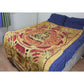 Ganesha Handicrafts-Meditating Buddha Bed Throw, Buddha Bed, Buddha Bed Throw, Throw for Buddha , Buddha Meditating Bad Throw, Throw Bed in Buddha design, Bed, Buddha throw, Meditating Bed.