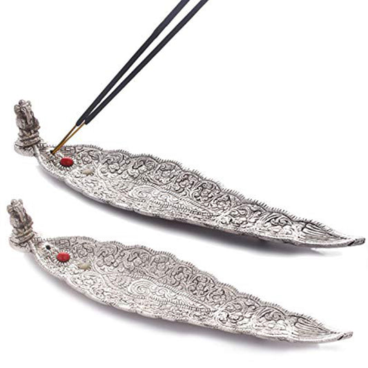 Ganesha Handicrafts Metal Buddha/Elephant Incense Holder, Holder, Incense Holder, Elephant Holder, Buddha Holder, Metal Holder, Buddha Incense Holder