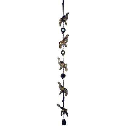 Ganesha handicrafts Mirror elephant hanging, model hanging , Elephant hanging , Mirror hanging