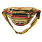 Ganesha Handicrafts Multicolored Knitted Ethnic Design Waist Bag, Bag, Waist Bag, Waist Design Bag, Knitted Design Bag, Ethnic Design Bag, Multicolured bag, Adjustable bag