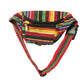 Ganesha Handicrafts Multicolored Knitted Ethnic Design Waist Bag, Bag, Waist Bag, Waist Design Bag, Knitted Design Bag, Ethnic Design Bag, Multicolured bag, Adjustable bag