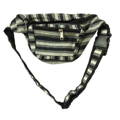 Ganesha Handicrafts Multicolored Knitted Ethnic Design Waist Bag, Bag, Waist Bag, Waist Design Bag, Knitted Design Bag, Ethnic Design Bag, Multicolured bag, Adjustable bag