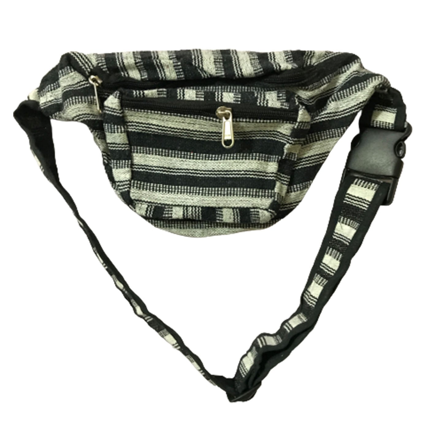 Ganesha Handicrafts Multicolored Knitted Ethnic Design Waist Bag, Bag, Waist Bag, Waist Design Bag, Knitted Design Bag, Ethnic Design Bag, Multicolured bag, Adjustable bag