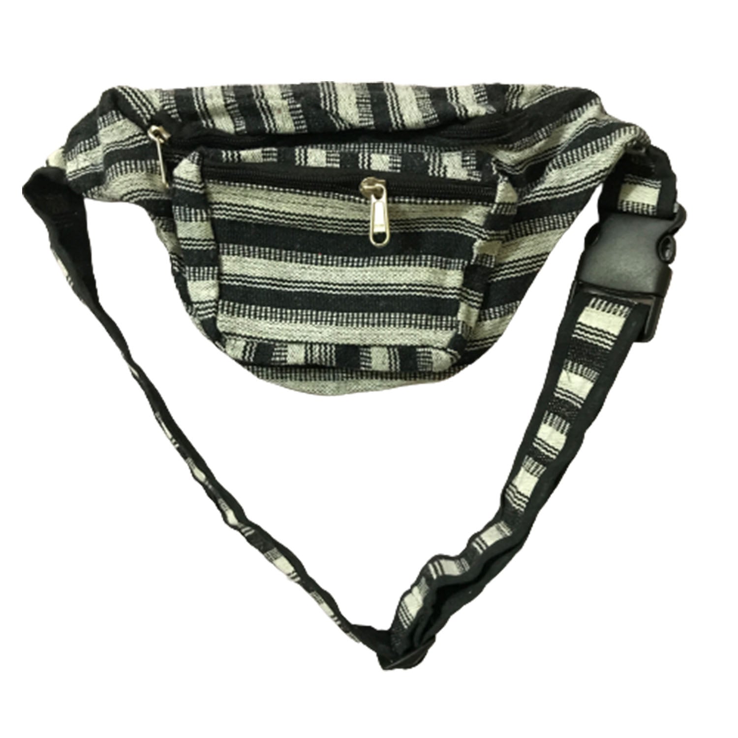 Ganesha Handicrafts Multicolored Knitted Ethnic Design Waist Bag, Bag, Waist Bag, Waist Design Bag, Knitted Design Bag, Ethnic Design Bag, Multicolured bag, Adjustable bag