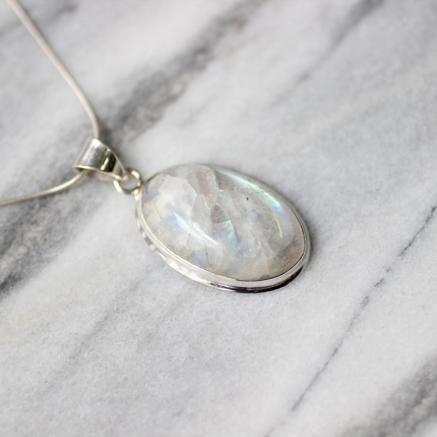 Ganesha Handicrafts, Natural Moonstone Pendant 925 Sterling Silver Pendant, Natural Moonstone Pendant, 925 Sterling Silver Pendant, Natural Moonstone Silver Pendant, Womens Trending Pendant, Women's Stylish Pendant.