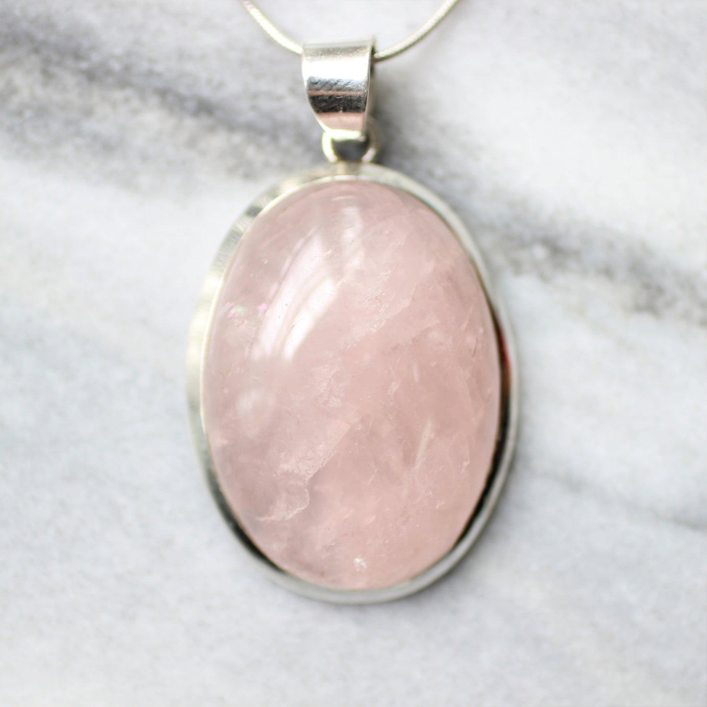 Ganesha Handicrafts, Natural Rose Quartz 925 Sterling Silver Pendant, Natural Rose Quartz, 925 Sterling Silver Pendant, Natural Rose Quartz Pendant, Women's Trending Pendant, Women's Fashion 925 Sterling Silver Pendant, Women's Traditional Pendant.  