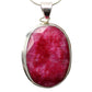 Ganesha Handicrafts, Natural Rough Indian Ruby 925 Sterling Silver Pendant, Natural Rough Indian Ruby, 925 Sterling Silver Pendant, Natural Rough Silver Pendant, Women's Traditional Pendant, Modern Pendant, New Modern Trending Pendant in UK. 