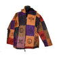 Ganesha Handicrafts Nepalese Patchwork Zipped Poncho, Poncho, Zipped Poncho, Patchwork Zipped Poncho, Napalese Patchwork Poncho, Multicoloured Poncho