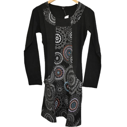 Ganesha Handicrafts Nepalse tunic style top , Stylish tunic top , Cotton tunic top , Modern top , Colourful top , Trending top