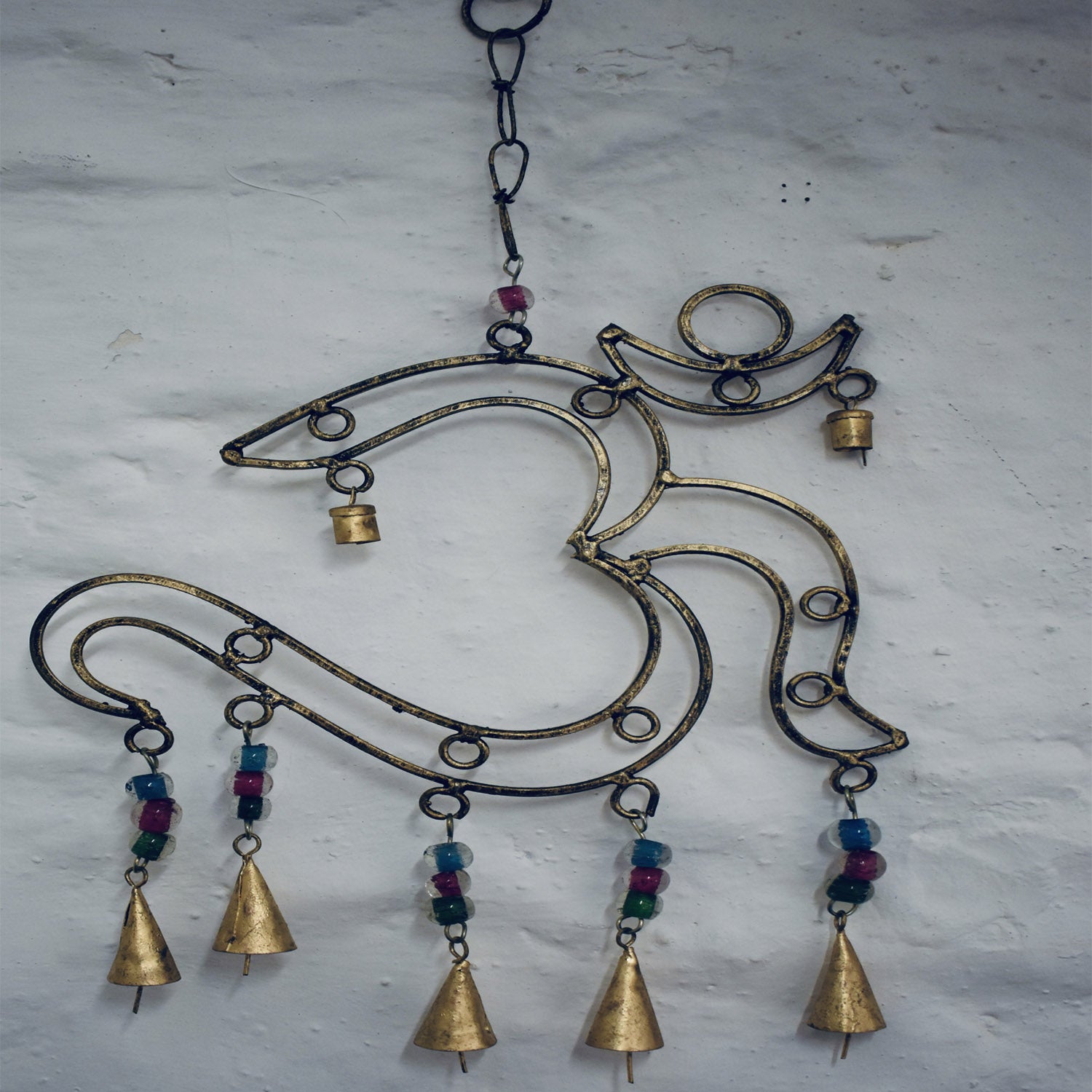 Ganesha Handicrafts Om hanging , Om symbol hanging , Steel hanging , Decorative om hanging