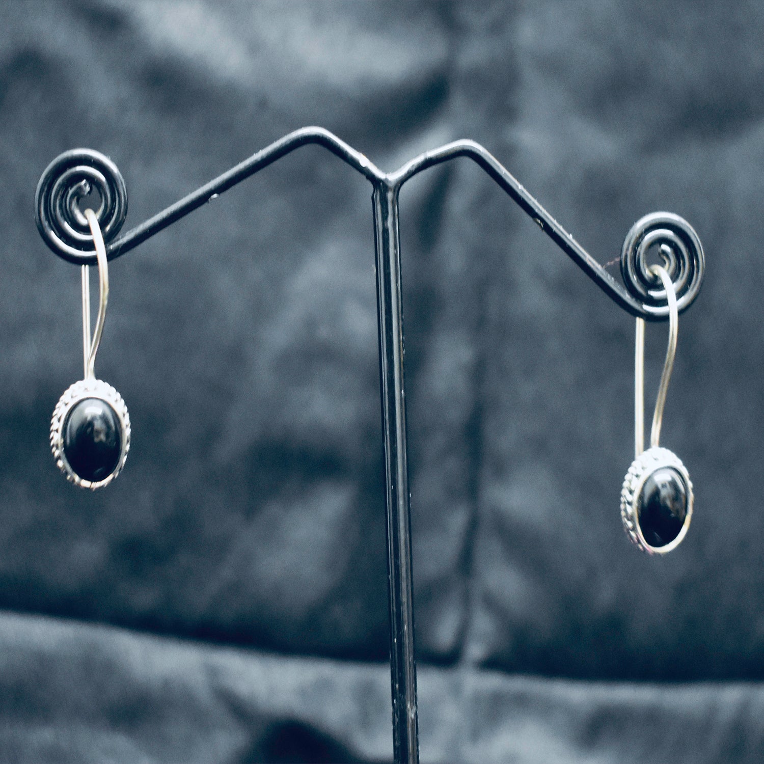 Ganesha Handicrafts, Onyx Fixed Latch Earrings, Onyx Earrings, Womens trending Earrings, New Model Earrings, Women's Modern Earrings, Women's Stylish Earrings. 