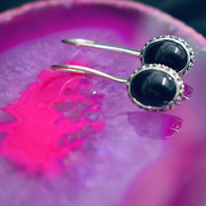 Ganesha Handicrafts, Onyx Fixed Latch Earrings, Onyx Earrings, Womens trending Earrings, New Model Earrings, Women's Modern Earrings, Women's Stylish Earrings. 