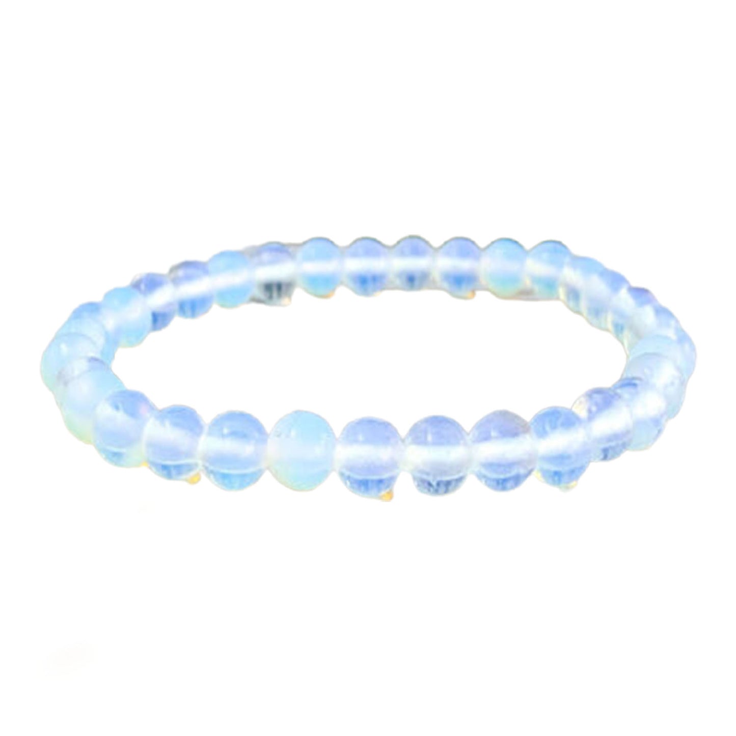 Ganesha Handicrafts, Opalite Bracelet, Women Opalite Bracelet, Mens Opalite Bracelet, Opalite Bracelet for men and Womens, Trending Bracelet, Stylish Bracelet, Fashion for Men's and Women's Bracelet, Round shape Opalite Bracelet.