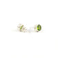 Ganesha Handicrafts Peridot Stud Earrings 925 Sterling Silver, Earrings, Green Colour Earrings, Stud, Green Colour Stud, Peridot Earrings. Sterling Silver Earrings, Beautiful Earrings