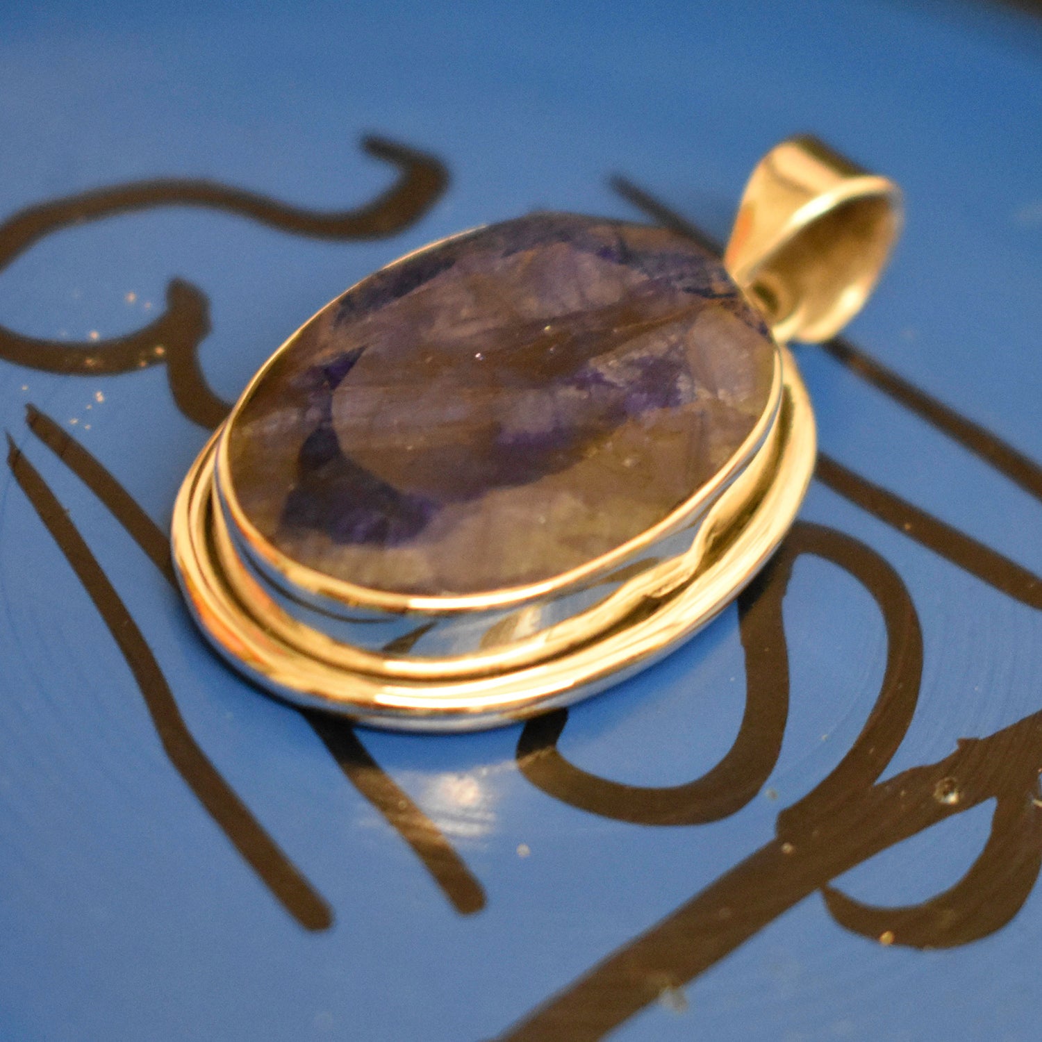 Ganesha Handicrafts, Plain Sapphire Pendant, Plain Pendant, Womens Trending Pendant, New Model Womens Pendant, Women's Stylish Pendant,  Women's Sapphire Fashion Pendant. 