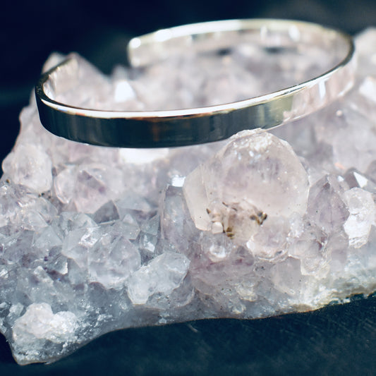 Ganesha Handicrafts, Plain Silver Cuff Bangle, Silver Cuff Bangle, Women's Fashion  Bangle, Trending Bangle, Womens Bangle. 