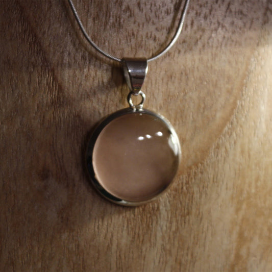 Ganesha Handicrafts, Rose Quartz Circle Gemstone Pendant 925 Sterling Silver Rose Quartz Circle Gemstone Pendant, Quartz Circle Gemstone Pendant, 925 Sterling Silver Pendant, Womens New trending Pendant, Womens New Modal Silver Pendant. 