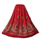 Ganesha Handicrafts, Sequin Skirt Long, Women Fashion Skirt, Women Long Skirt,  Red Colour Sequin Skirt , Long Sequin Skirt.