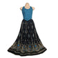 Ganesha Handicrafts-Sequin Skirt Long Dark Shades, Womens Sequin Skirt Long Dark Shades, Women's Fashion Sequin Skirts, Long Sequin Skirts, Black Colour Sequin Skirt, Dark Shades Long Sequin Skirt.