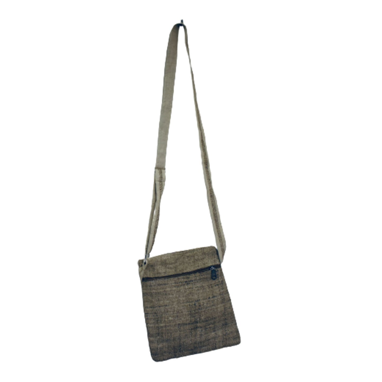 Ganesha Handicrafts Shoulder Hemp Bag, Bag, Shoulder Bag, Zip Bag, Hemp Bag, Designed Shoulder bag, Attractive Shoulder bag, Zip Hemp bag