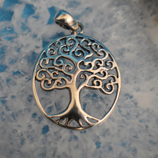 Ganesha Handicrafts, Sterling Silver Celtic Tree of life Pendant, Celtic Tree of life Pendant, 925-Silver Pendant, 925-Sterling Silver Tree Pendant, Modern Pendant, New Modern Trending Pendant, Stylish Pendant.