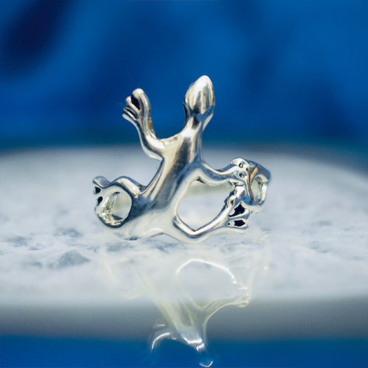 Ganesha Handicrafts, Silver Gecko Ring, Silver  Ring, Gecko Ring, Women's Trending Ring, Women's Fashion Ring,  Women's Silver Ring. 