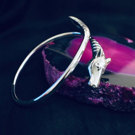 Ganesha Handicrafts, Silver Horse Bangle, Silver Bangle, Horse Style Bangle, Trending Silver Bangle, Fashion For Women's Bangle.