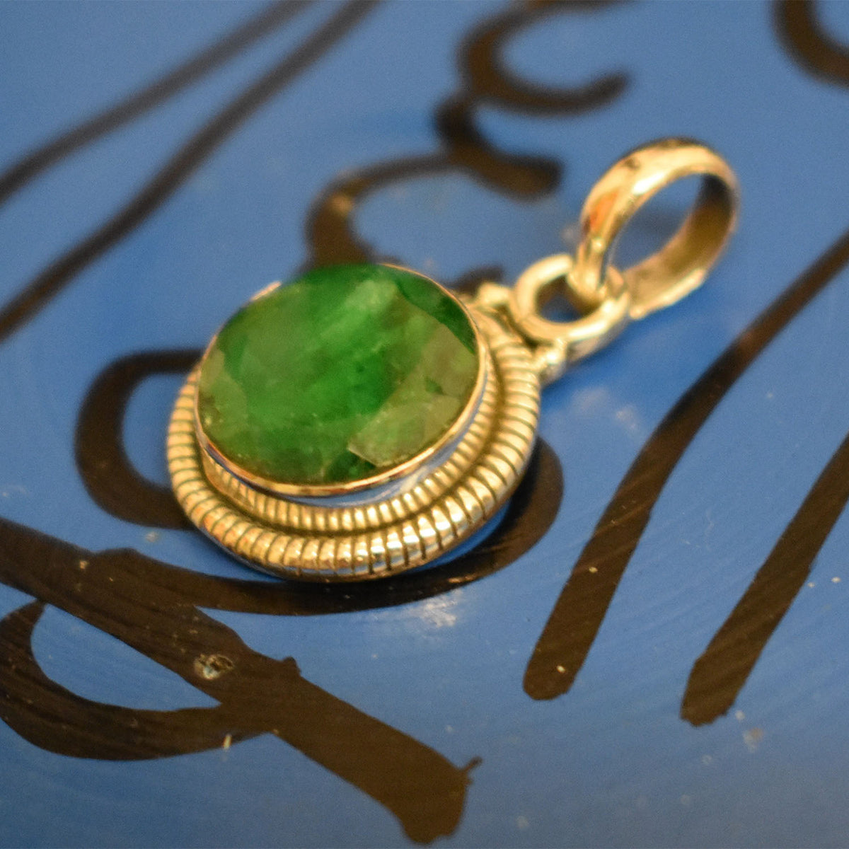 Small Emralds Buy Small detailed Emerald (925) Sterling silver online by ...