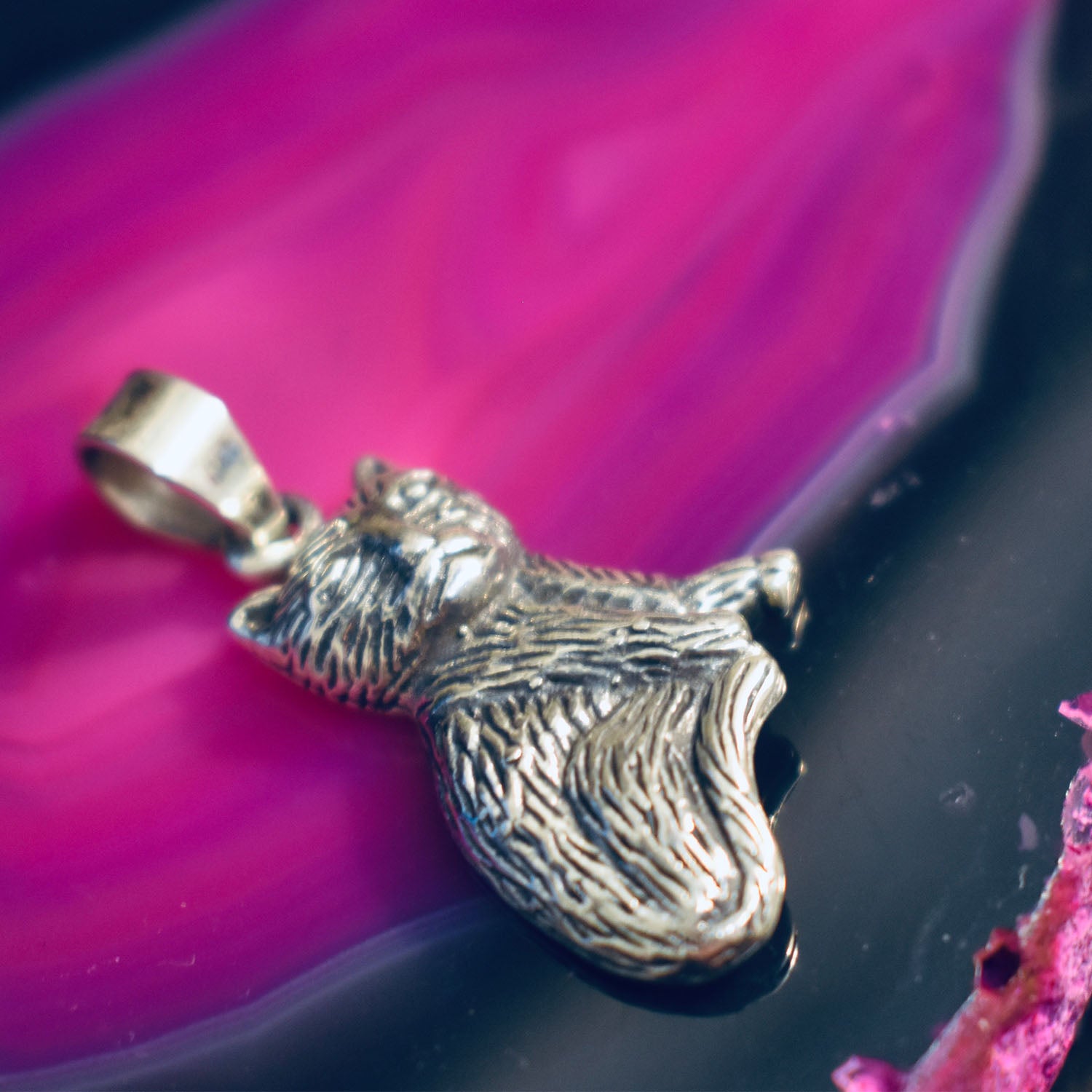 Ganesha Handicrafts Sterling Silver Cat Pendant, Pendant, Cat Pendant, Silver Pendant, Sterling Pendant, Animal Pendant, New Trending Pendant