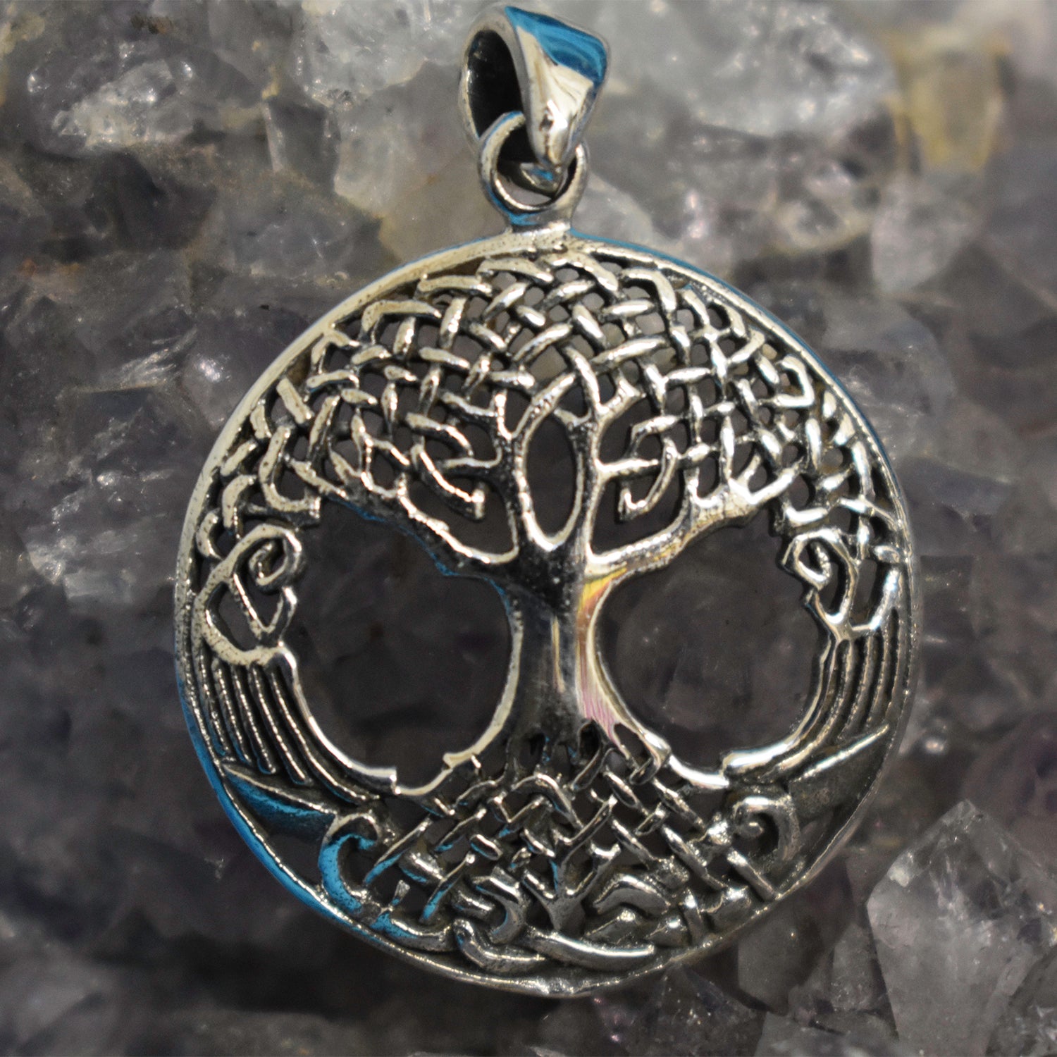 Ganesha Handicrafts, Sterling Silver Celtic Tree of life Pendant, Celtic Tree of life Pendant, 925-Silver Pendant, 925-Sterling Silver Tree Pendant, Modern Pendant, New Modern Trending Pendant, Stylish Pendant.