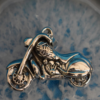 Ganesha Handicrafts, Sterling Silver HD Chopper Motorbike Pendant (925), Sterling Silver Pendant, Chopper Motorbike Pendant, 925-Sterling Silver Pendant, Trending Pendant, New Modern Pendant. 