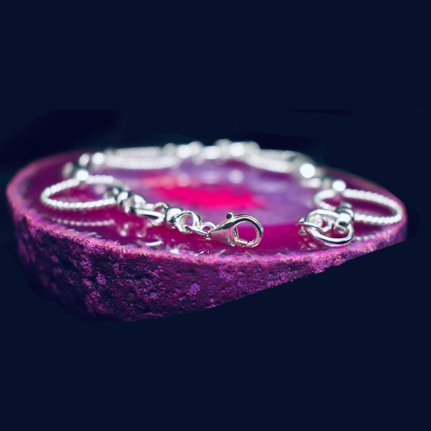 Ganesha Handicrafts, Sterling Silver Hoop Bracelet, Silver Hoop Bracelet, Hoop Bracelet, Women's Bracelet, Womens Trending Bracelet, Modern Bracelet, Bracelet.