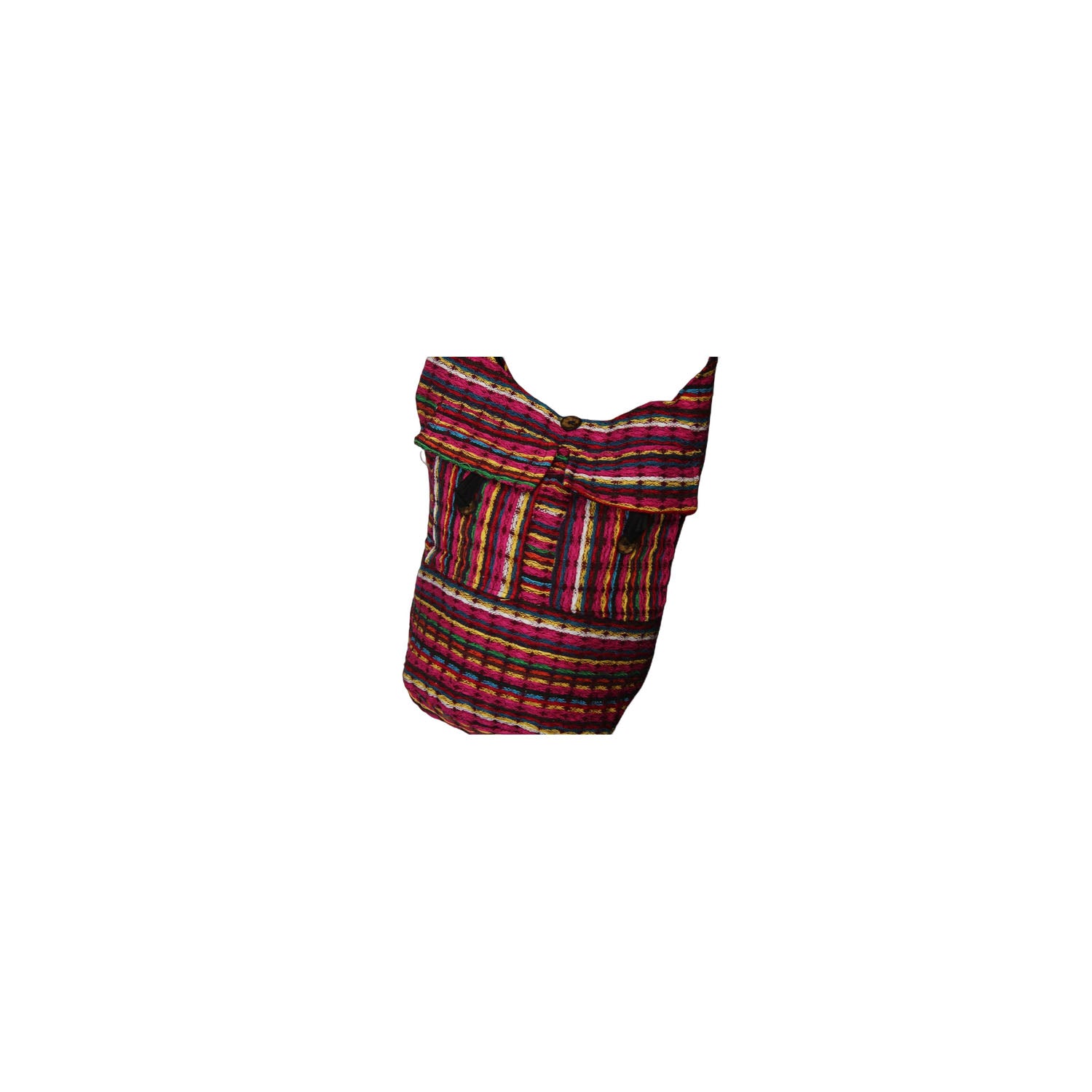 Ganesha Handicrafts Stitched Pattern Messenger Bag , Bag