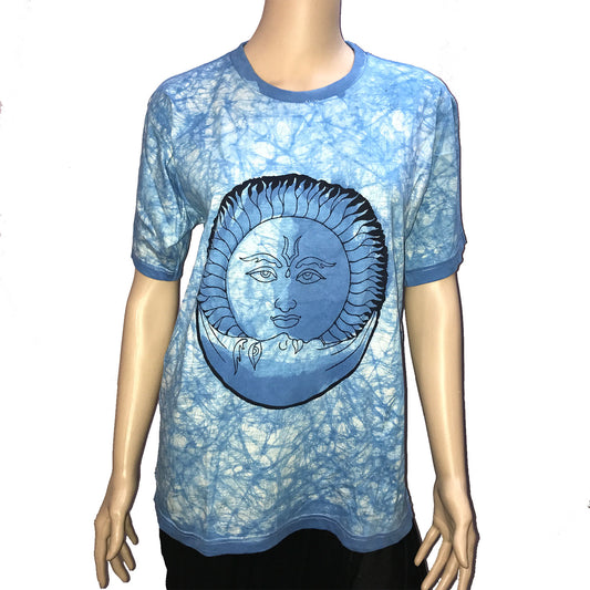 Ganesha Handicrafts, Sun Logo Round Neck Printed T-Shirt, Sun Logo Printed T-Shirt, Round Neck Printed T-Shirt, Trending Round Neck T-Shirt.