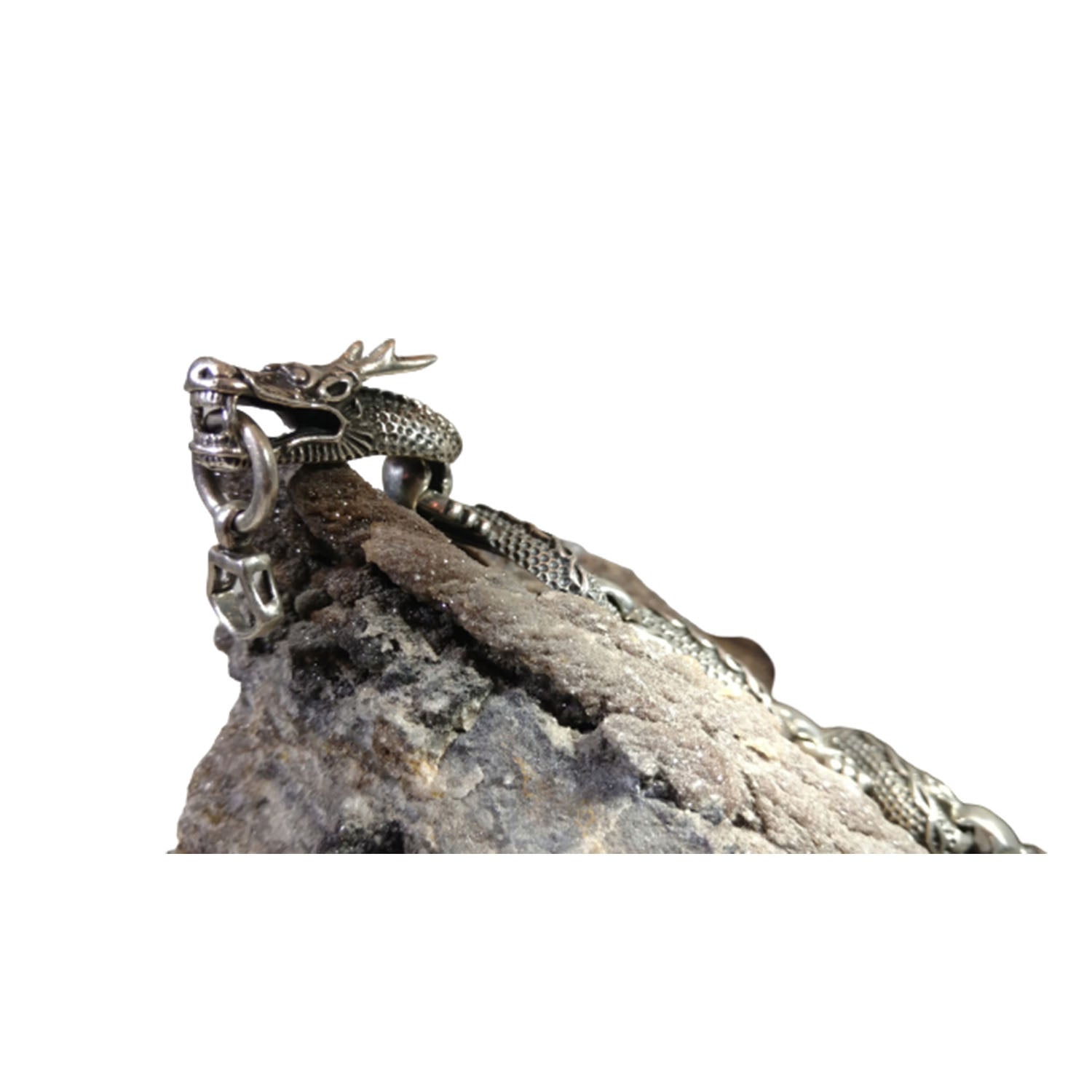 Ganesha Handicrafts Taming the Eastern Dragon - Silver Sterling Bracelet, Dragon Bracelet, Silver Bracelet, Sterling Silver Bracelet, Eastern Dragon Bracelet, Taming Bracelet, Eastern Bracelet