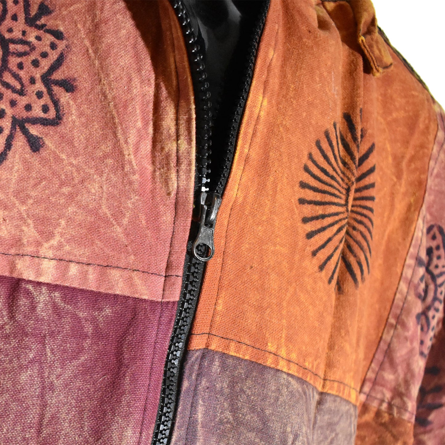 Ganesha handicrafts Thick Lined Nepalese Patchwork Coat, Coat, Patchwork coat, Nepalese Coat, Thick Lined Coat, Thick Lined Nepalese Coat, Multicoloured Coat