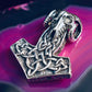 Ganesha Handicrafts, Thor Hammer Ramshead Style Pendant (925), Hammer Style Pendant, 925- Hammer Style Pendant, Women's Trending Pendant, New trending Pendant, Women's Modern Pendant, Women's New Model Pendant, Women's Fashion Pendant.  