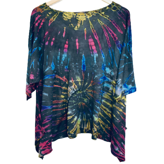 Ganesha Handicrafts Tie-Dye jersey , Cotton dye jersey , Multicolour Jersey , Trending tie dye jersey , Modern tie dye jersey , Causal jersey