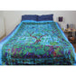 Ganesha handicrafts- Tree of Life Cotton Bed Throw, Tree of Life Cotton Bed Throw, Bed throw, Cotton Bed Throw, Cotton Bed, Tree of Life Cotton Bed, Tree of Life Cotton Bed Throw, Life cotton Bed Throw, Green and Blue colour Tree of Life Cotton Bed Throw.