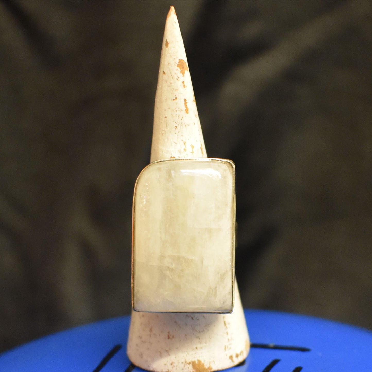 Ganesha Handicrafts, Tusk Moonstone Ring, Moonstone Model Ring, Womens Trending Ring, New Modern Ring For Womens, Women's New Model Rings.