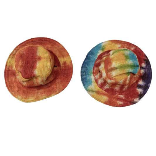 Ganesha handicrafts Tye dye festival hat , Festival hat , Tye dye hat , Trending hat , multiple color hat